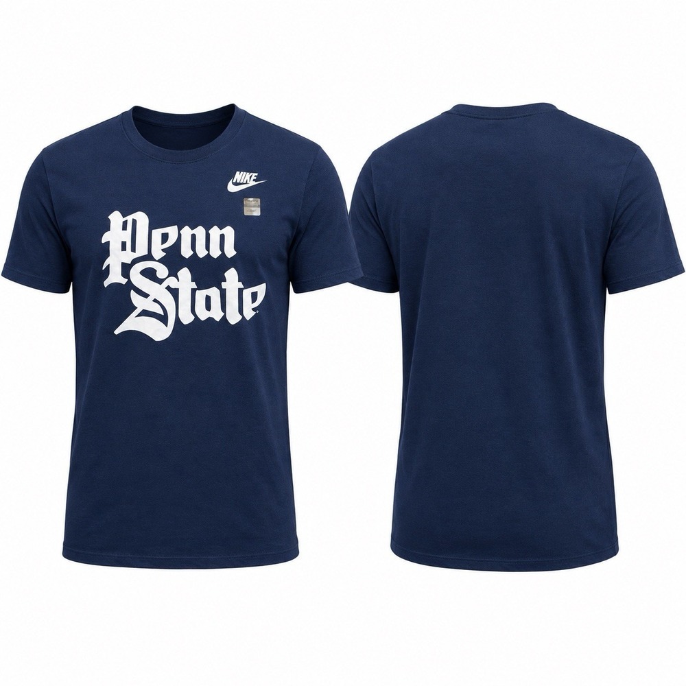 NEW Nike Penn State Nittany Lions College Vault Men’s S Navy T-Shirt NCAA